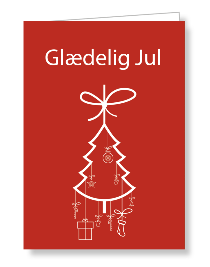 julekort, gratis julekort, gratis julepynt, print selv julepynt, download julekort, Rød julekort, print selv julekort til familien, gratis design, gratis juledesign,