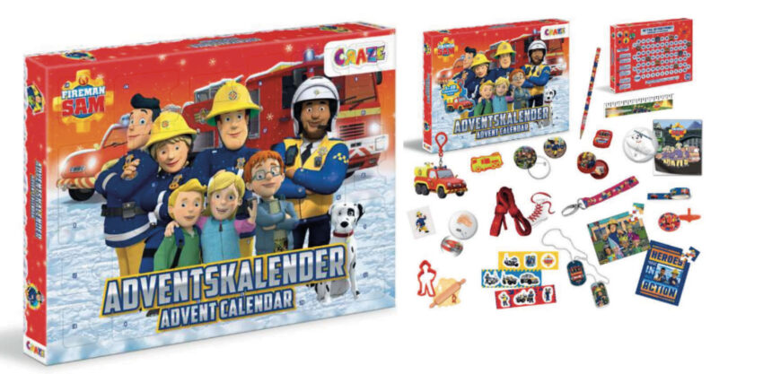 Julekalender Brandmand sam, Brandmand Sam udklædning, legetøj med Brandmand sam, Gaver til til 3 årige drenge, pakkekalender til drenge