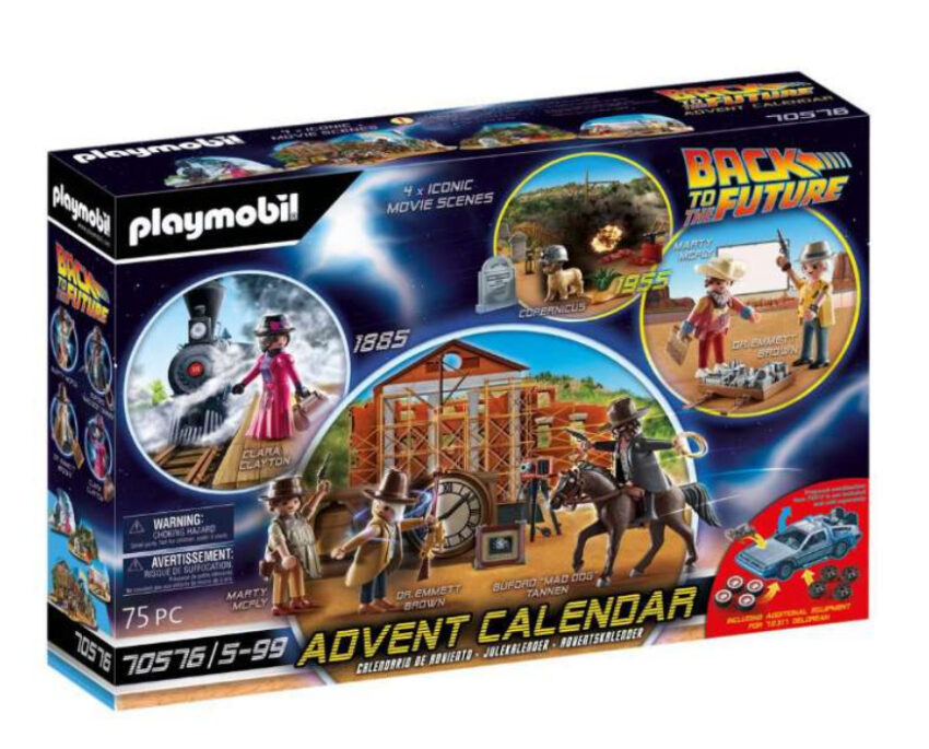 Tilbage til fremtiden playmobil 2021, Julekalender Tilbage til fremtiden playmobil, Julekalender med Playmobil, Julekalender til drenge 2021, 2022 julekalender til drenge, TIlbage til fremtiden julekalender fra Playmobil