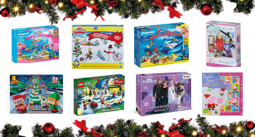 julekalendere til børn, børnejulekalendere, find den rigtige julekalender til børn, julekalender til piger, julekalender til drenge, julekalender 2021, julekalender til børnene, julekalender med legetøj, julekalender med Lego, julekalender med Playmobil, julekalender med Frost, julekalender med Minecraft, 2021 julekalendere, 2022 julekalender