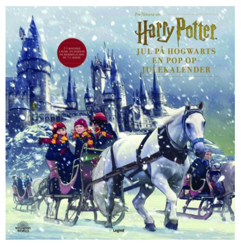Harry potter bog juleklaender, jule bøger med Harry Potter, Julekalendere med Harry Potter, 2021 julekalender, juleklaender til børn, børne julekalender
