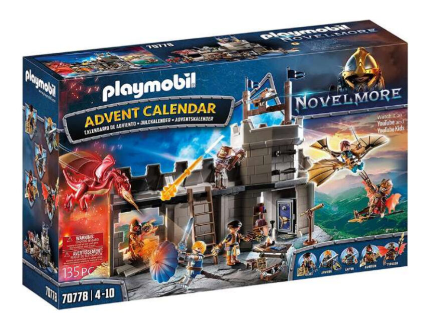 Playmobil Julekalender 2021, Novelmore Playmobil, Julekalender til børn 2021, 2022 playmobil julekalender, julekalender med playmobil,