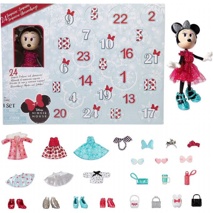 julekalender 2023, julekalender 2023 til piger, julekalender til piger, julekalender til 3 år, julekalender til 4 år, julekalender til 5 år, Disney julekalender, julekalender med Minnie Mouse, julekalender til børn, Disney Minnie Mouse julekalender, Minnie mouse julekalender